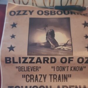 Ozzy Osbourne Canvas Poster